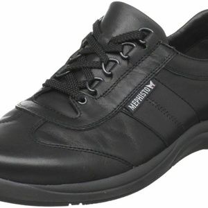 Mephisto Hike Black Leather Oxford Walking Shoe
